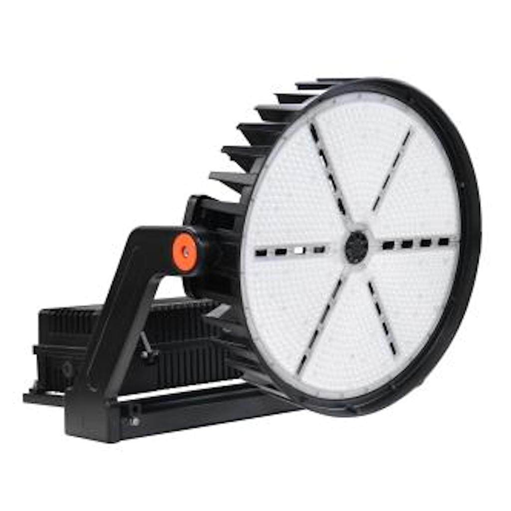 620 watt 120/277 volt 4000K Cool White Black Dimmable LED Flood Light 1
