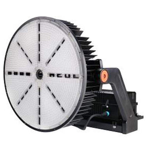 1200 watt 277/480 volt 5000K Daylight Black Dimmable LED Flood Light 1