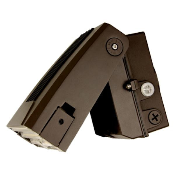 15 watt 120/277 volt CCT Selectable Bronze Wall Pack LED Security Light 2