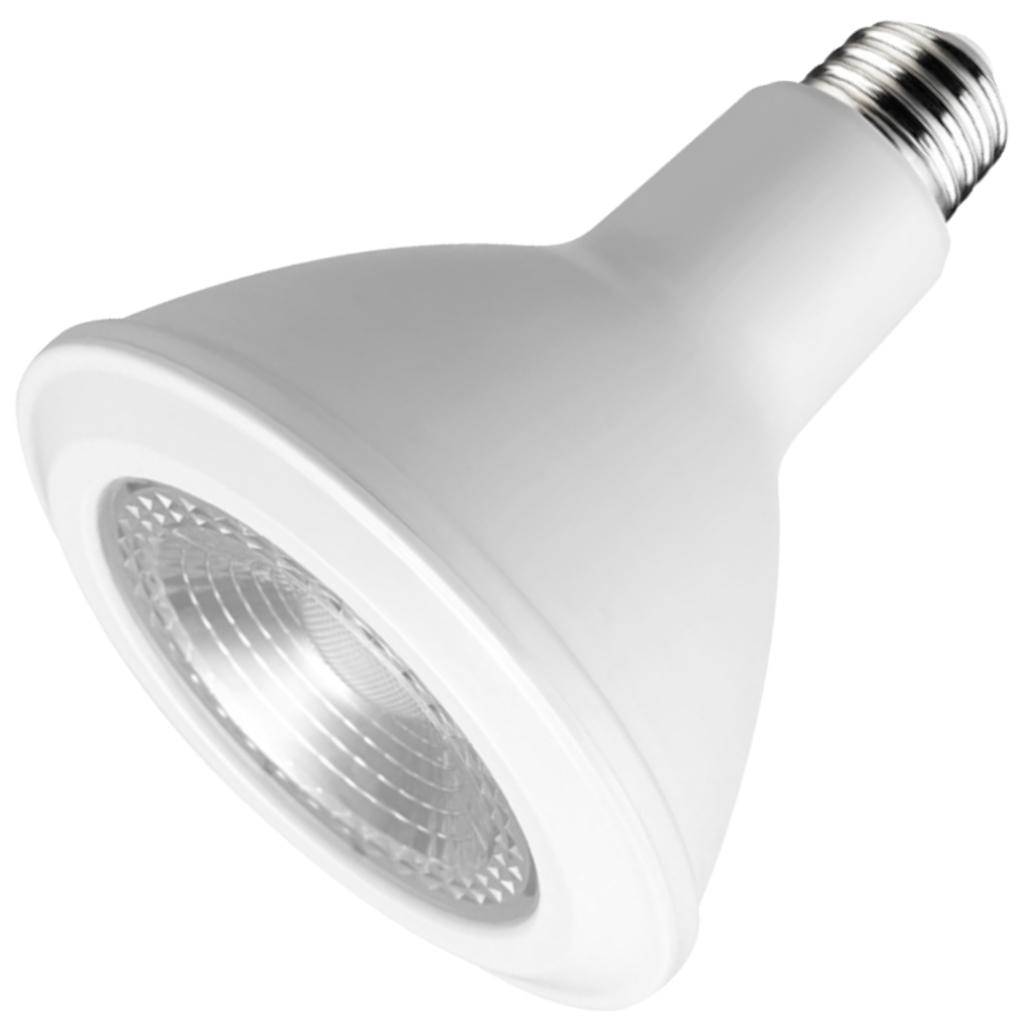 10 watt 120 volt PAR30LN Medium Screw Base 3000K Natural White Non-Dimmable Long Neck Flood LED 1