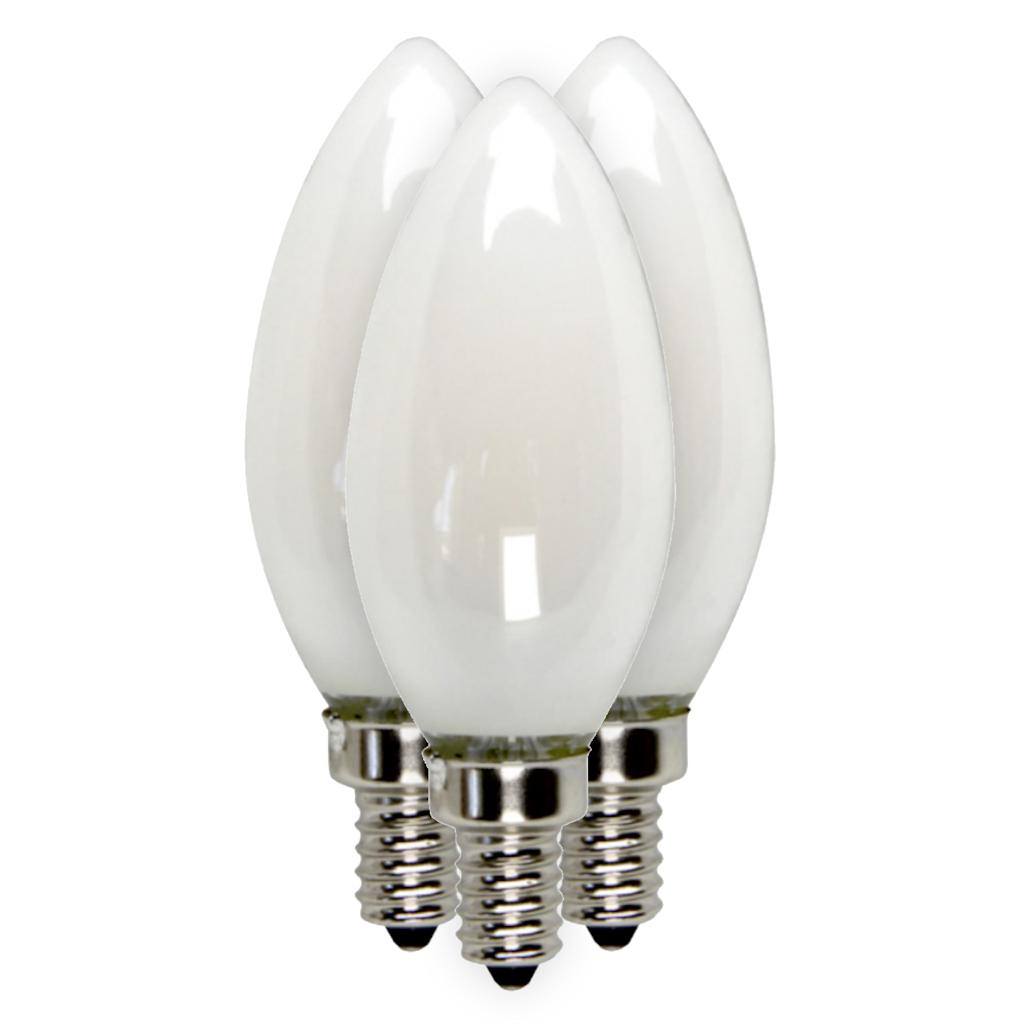 3.5 watt 120 volt B10 Candelabra Screw Base 2700K Warm White Dimmable LED 1