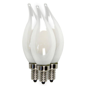 3.5 watt 120 volt B10 Candelabra Screw Base 2700K Warm White Dimmable LED 1
