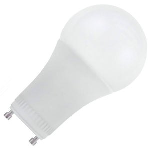 9 watt 120 volt A19 Twist and Lock Base 3000K Natural White Dimmable LED 1
