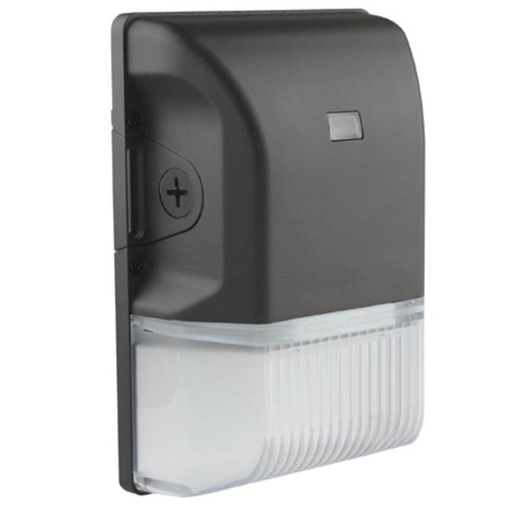 26 watt 120/277 volt CCT Selectable Bronze Wall Pack LED Security Light 1