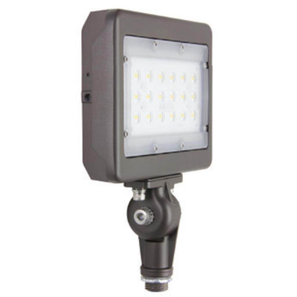 29 watt 120/277 volt 5000K Daylight Bronze LED Flood Light 1