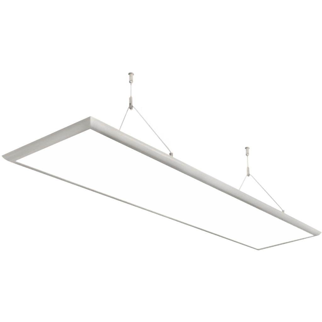 1' x 4' 36 watt 100/277 volt 3500K Neutral White Dimmable Indirect/Direct Light Pendant LED Flat Panel 1