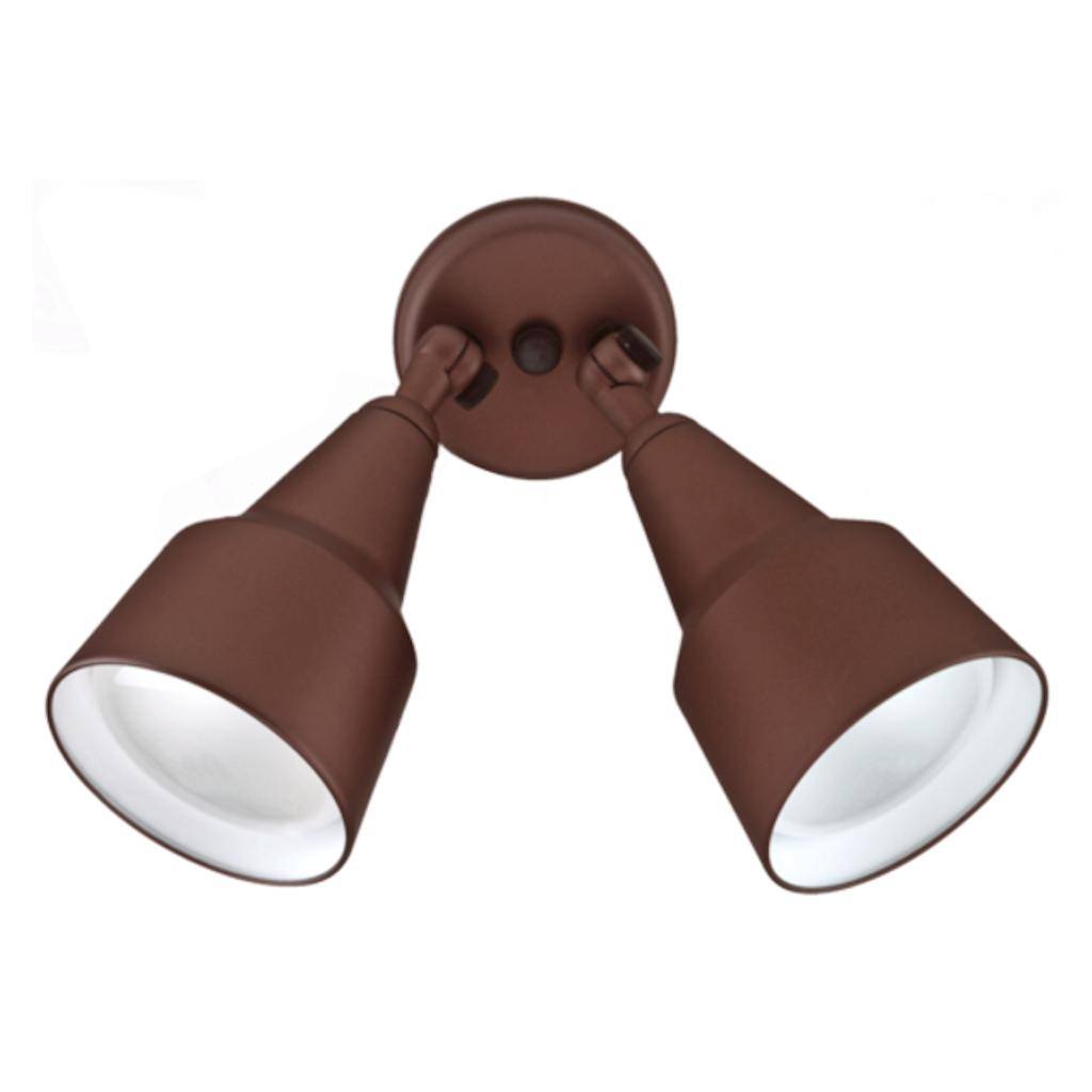 Bronze 120 volt Double Cone Flood Light 1