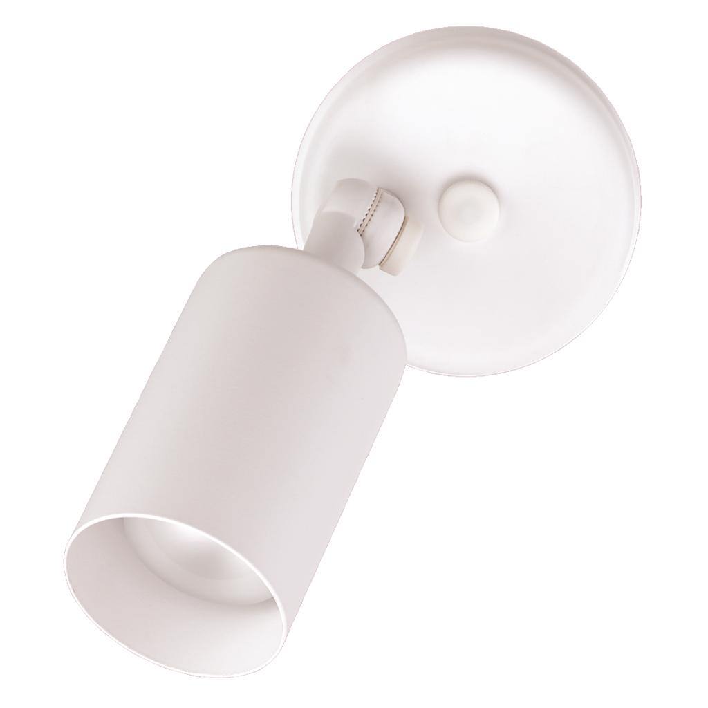 White 120 volt Single Bullet Flood Light 1