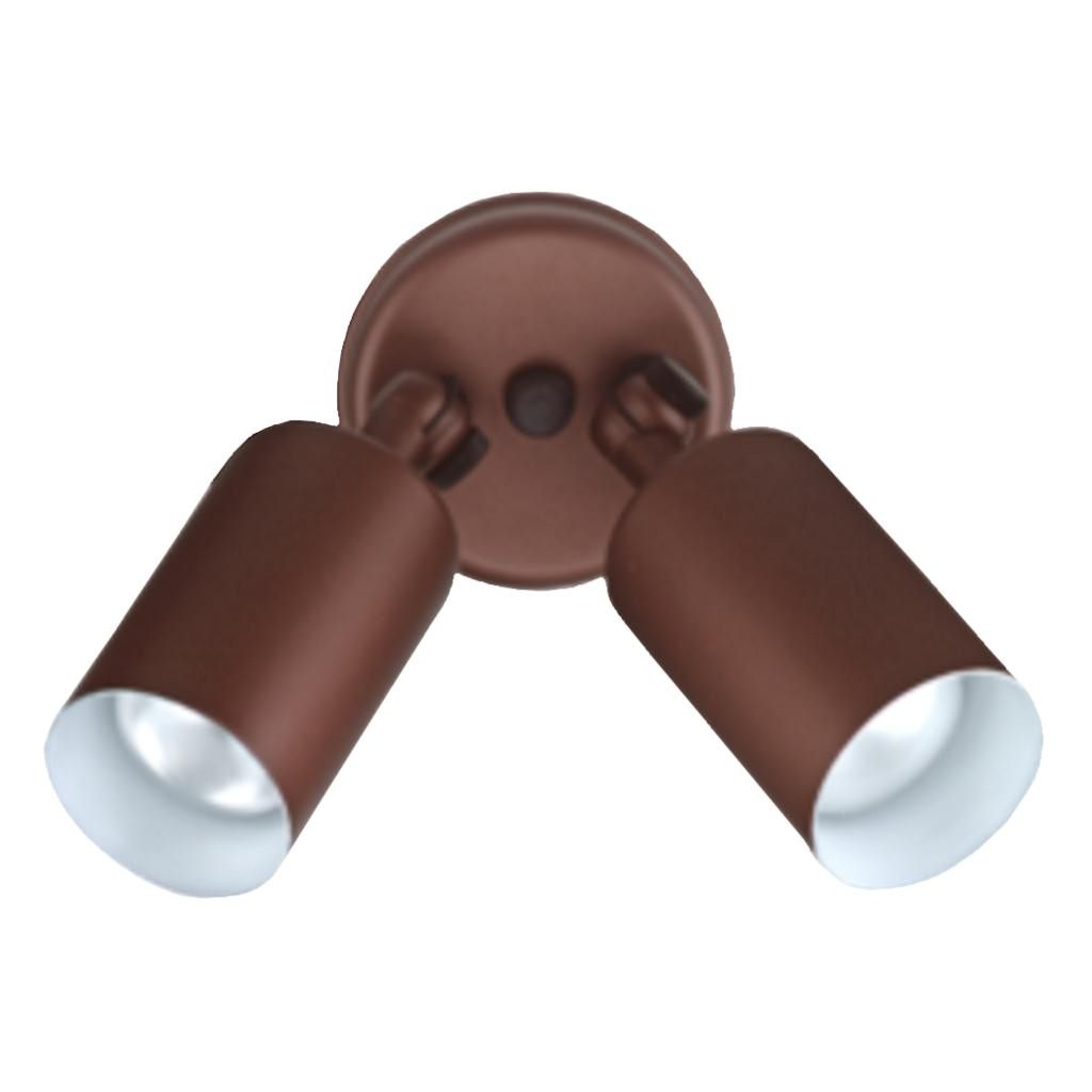 Bronze 120 volt Double Bullet Flood Light 1
