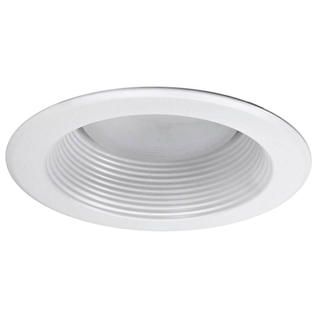 5" White Baffle Trim 1