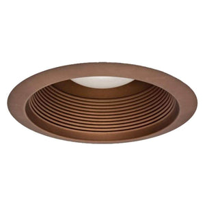 6" Oil Rubbed Bronze Baffle Trim 1