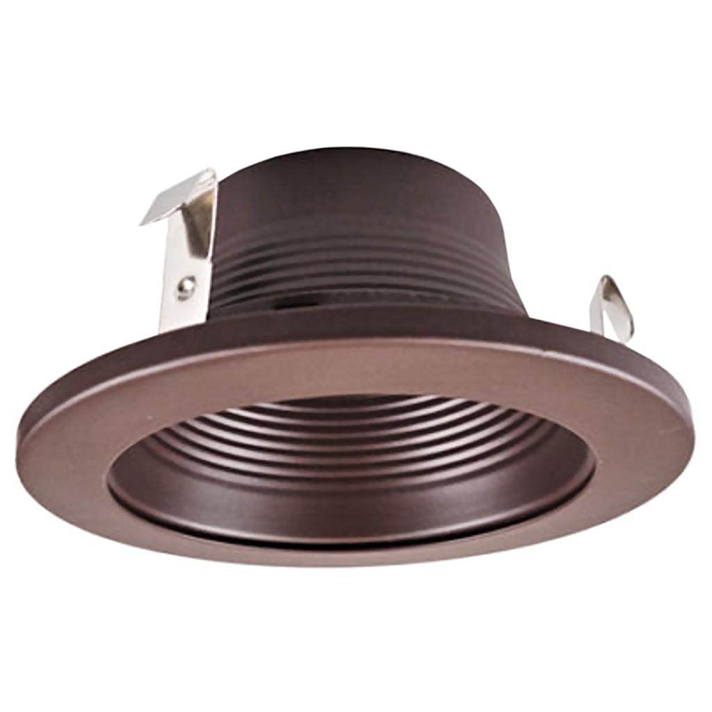 4" Oil Rubbed Bronze Baffle Trim 1
