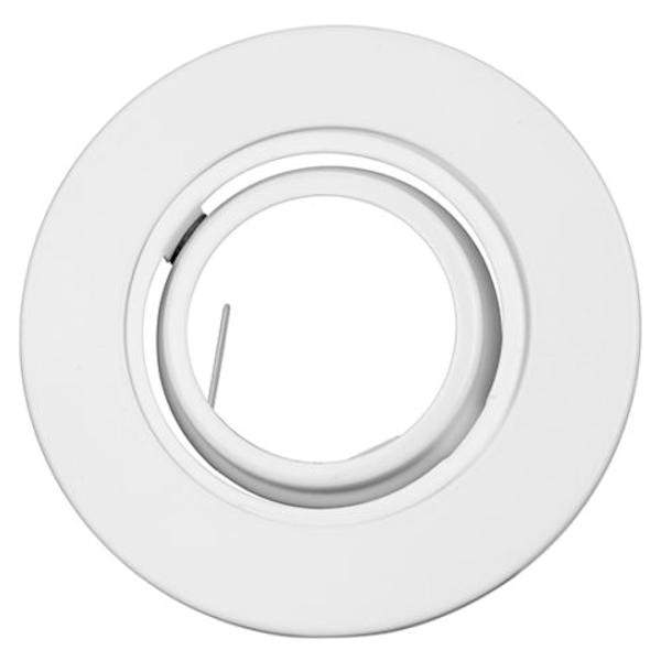 3" White Gimbal Trim 2