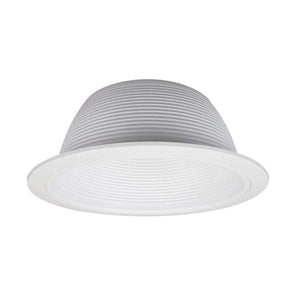 6" White Baffle Trim 1
