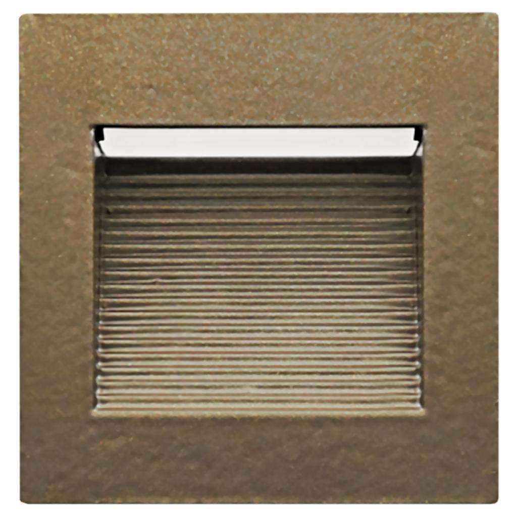 1 watt 120 volt 3000K Square LED Step Light 1