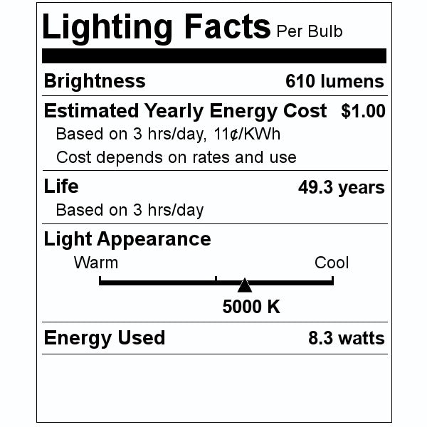 4" 8.3 watt 120 volt 5000K Dimmable LED Recessed Downlight 2