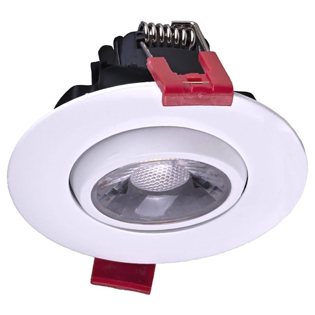 3" 7.9 watt 120 volt 2700K Dimmable LED Gimbal Downlight 1