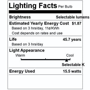 40" 15.5 watt 120 volt Dimmable CCT Selectable LED Under Cabinet 2