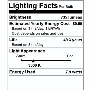 4" 7.9 watt 120 volt 3000K Natural White Dimmable LED Recessed Downlight 2