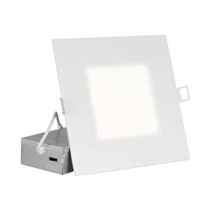 6" 12 watt 120 volt CCT Selectable Square White LED Recessed Downlight 1