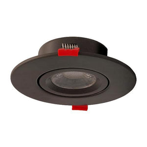 4" 9  watt 120 volt CCT Selectable Gimbal LED Downlight 1