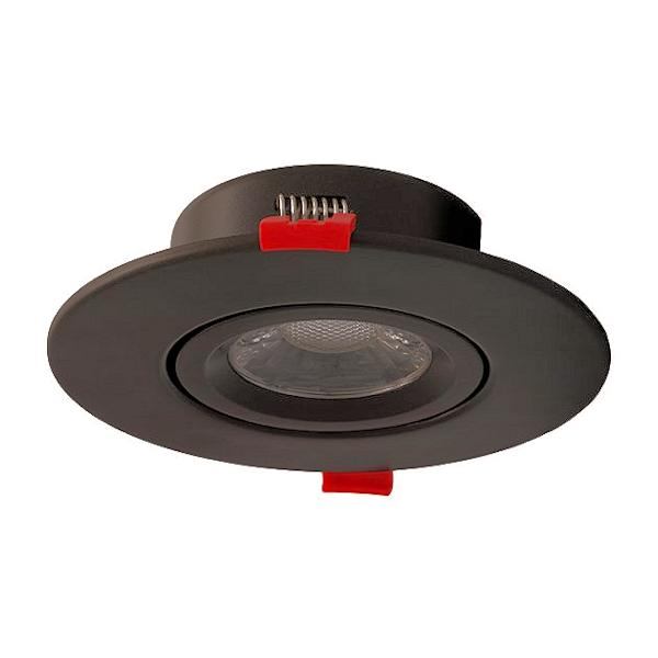 4" 9  watt 120 volt CCT Selectable Gimbal LED Downlight 1