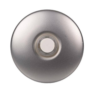 4" Nicor Matte White Electronic Door Chime With Nickel Button 3