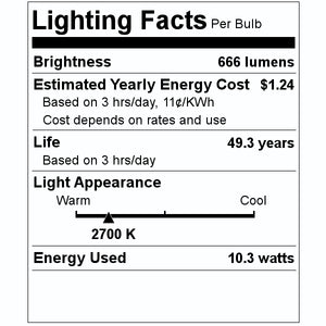 4" 10.3 watt 120 volt 2700K Warm White Brushed Nickel LED Recessed Downlight 2