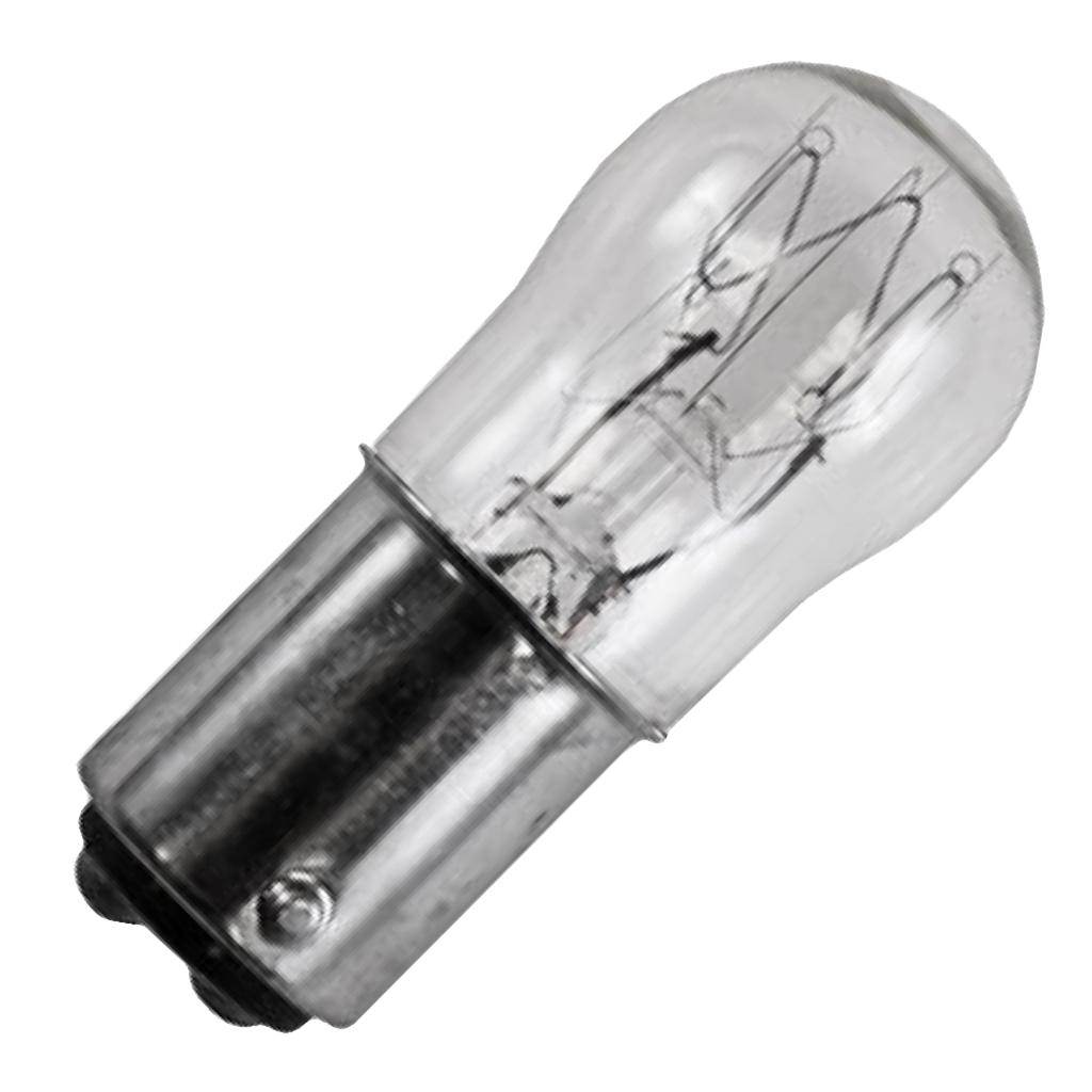 3 watt 130 volt S6 Double Contact Bayonet Base Clear 1