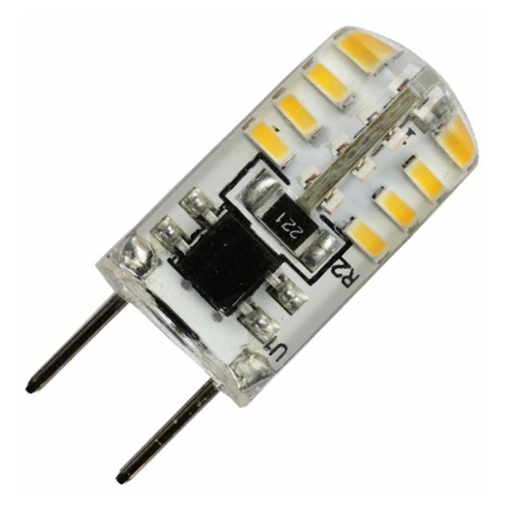 2 watt 120 volt Bi-Pin Base 3000K Natural White Non-Dimmable LED 1