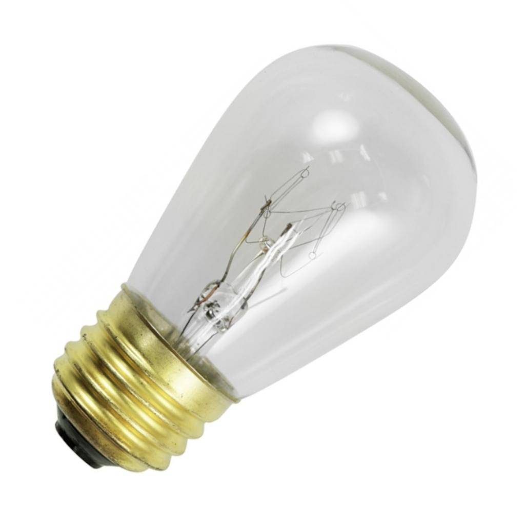 11 watt 34 volt S14 Medium Screw Base Clear 1