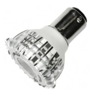 3 watt 12 volt R12 Single Contact Bayonet Base 3000K Natural White LED 1