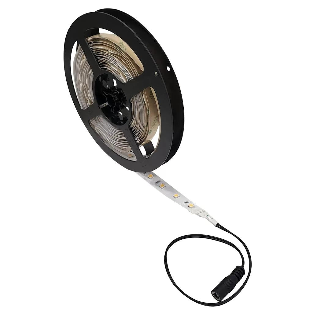 16' 24 volt Warm White Waterproof Coated Tape Light 1