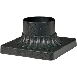 Textured Black Square Mount Base 1