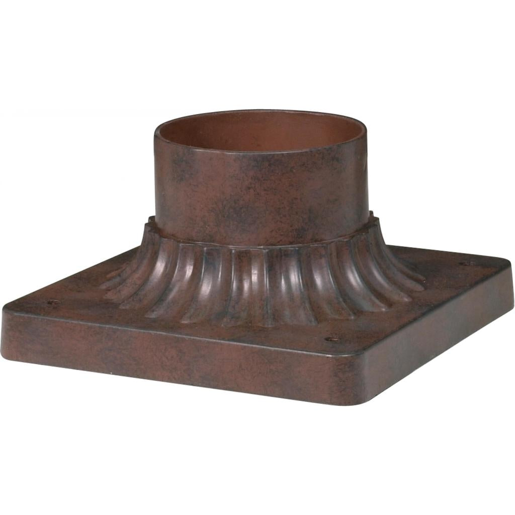 Old Bronze Square Mount Base 1
