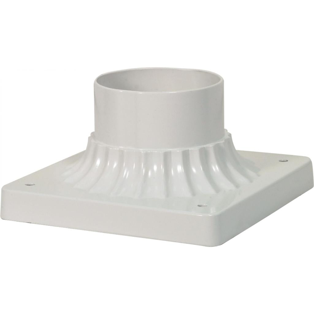 White Square Mount Base 1