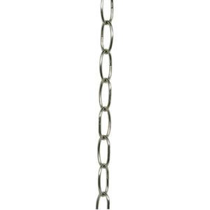 3' Polished Chrome Chain 1