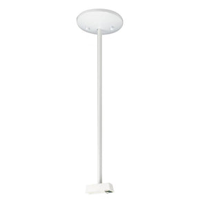 24" White Finish Track Pendant Kit 1