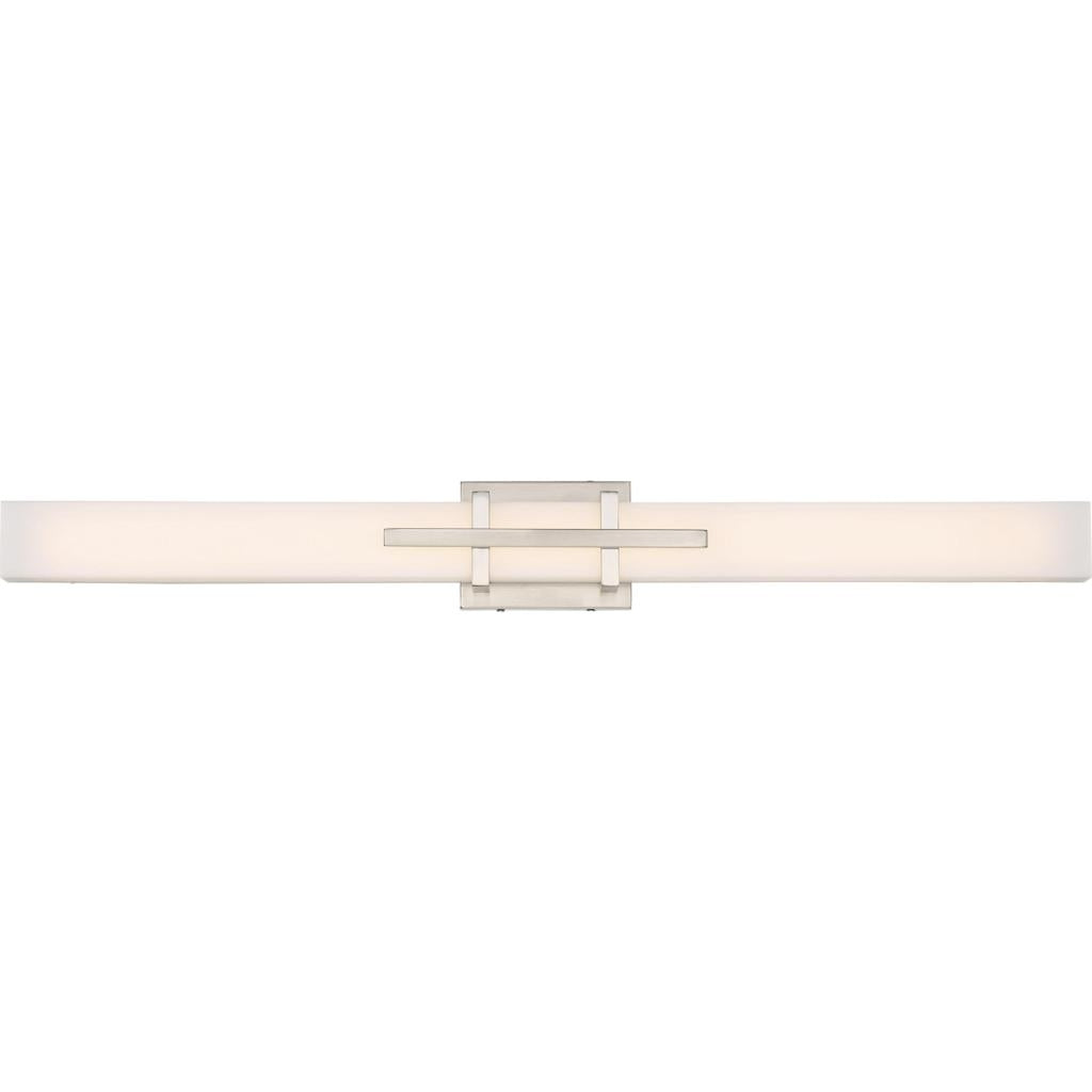 3 Module 39 watt 120 volt 3000K Polished Nickel Dimmable LED Wall Light 1