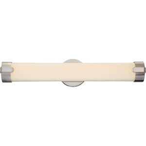 1 Module 26 watt 120 volt 3000K Brushed Nickel Trim Dimmable LED Wall Light 1