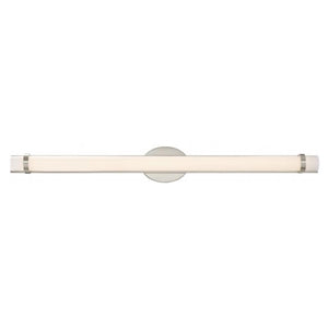 1 Module 39 watt Polished Nickel Trim Dimmable LED Vanity Light 1