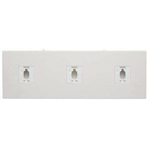White Rectangular Triple Monopoint Adapter 2