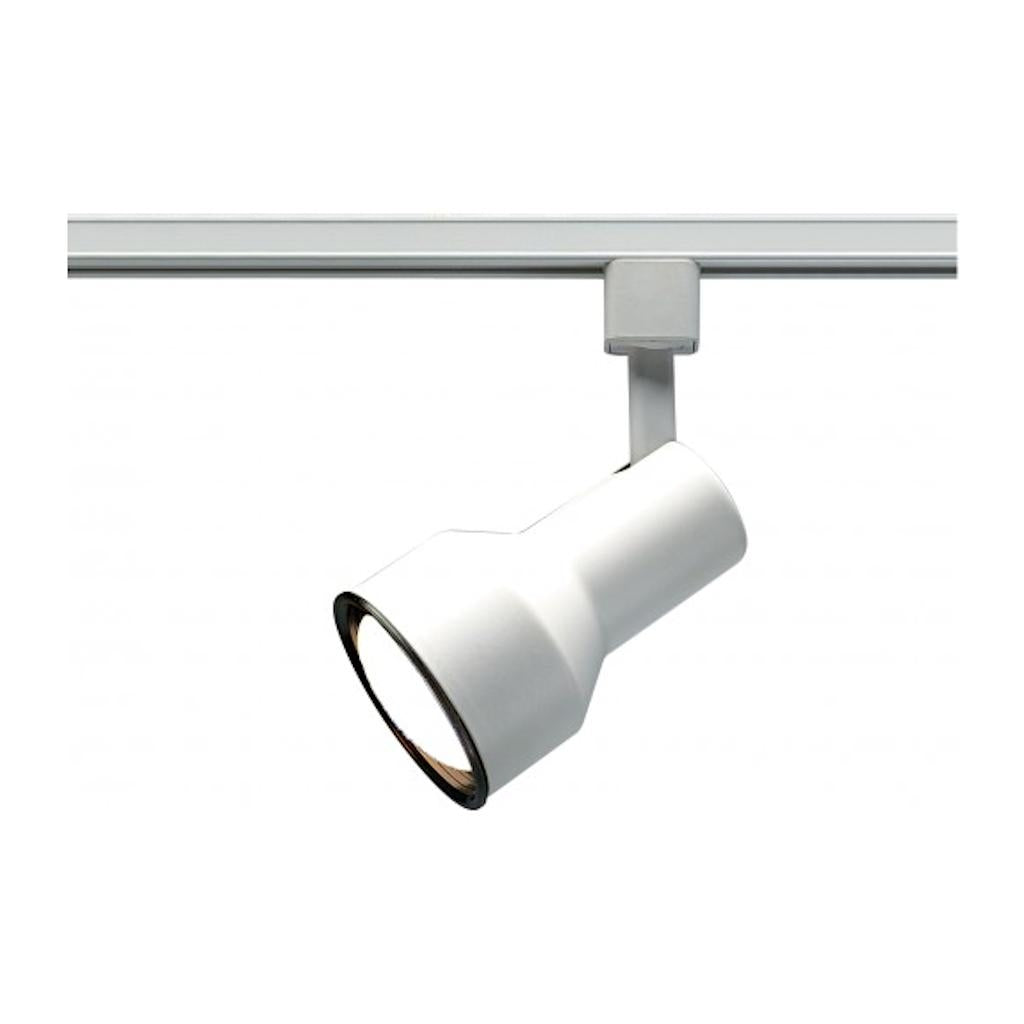 1 Light White Step Cylinder Track Lighting Head 1