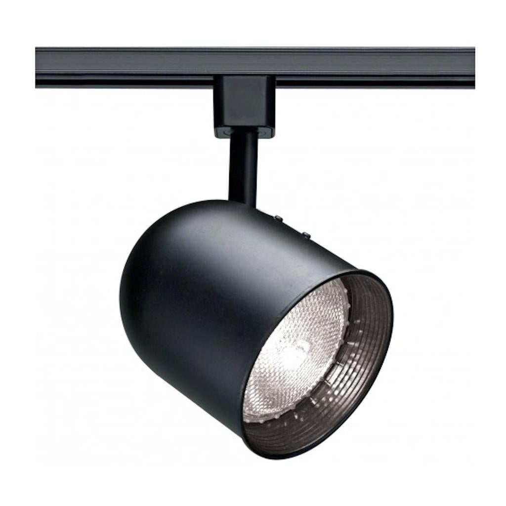 1 Light Black Short Bullet Cylinder Track Lighting Head 1