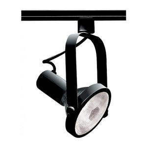 1 Light Black Gimbal Ring Track Lighting Head 1