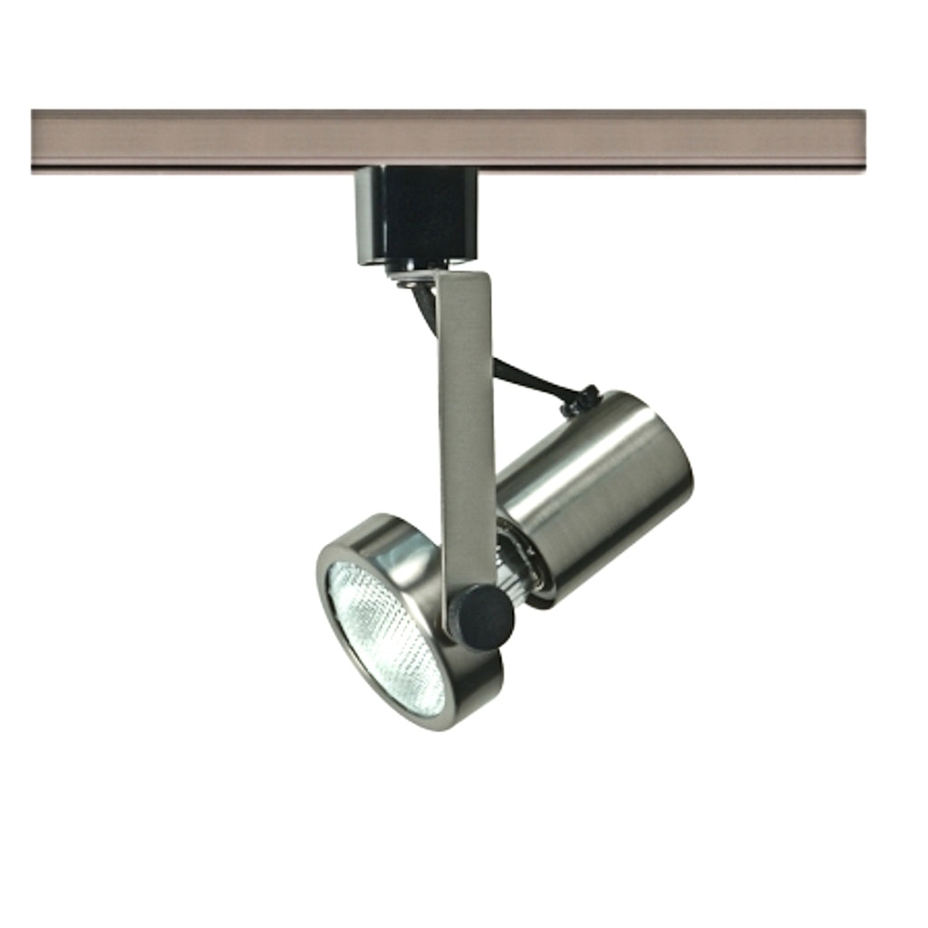1 Light 120 volt Brushed Nickel Track Head 1
