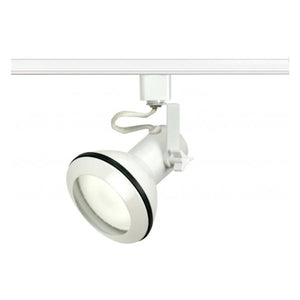 1 Light White Euro Style Track Lighting Head 1