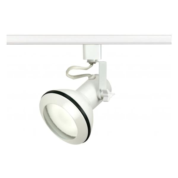 1 Light White Euro Style Track Lighting Head 1