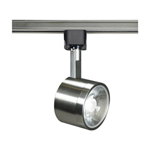 12 watt 120 volt 3000K Dimmable Brushed Nickel LED Round Track Head 1