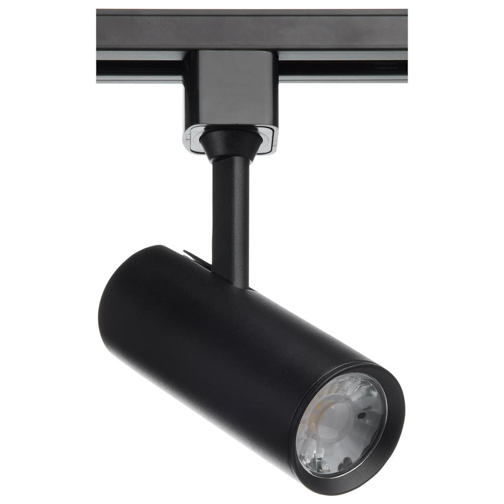 10 watt 120 volt 3000K Dimmable Black LED Round Track Head 1